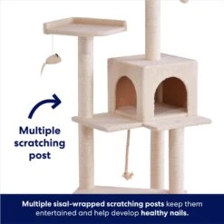 Frisco 57-in Faux Fur Cat Tree & Condo 9 Frisco 57-in Faux Fur Cat Tree & Condo -Frisco 101805 PT2. AC SS1800 V1667229735