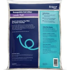 Frisco Lavender Fields Scented Clumping Clay Cat Litter, 40-lb Bag -Frisco 142651 PT2. AC SS1800 V1657655544