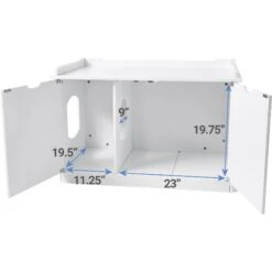 Frisco Decorative Bench Cat Litter Box Cover -Frisco 156788 PT4. AC SS1800 V1570480051