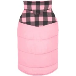 Frisco Mediumweight Boulder Plaid Insulated Dog & Cat Puffer Coat -Frisco 160227 PT3. AC SS1800 V1567001569