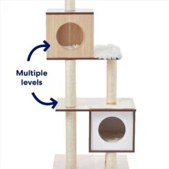 Frisco 62-in Modern Cat Tree & Condo -Frisco 177901 PT3. AC SS1800 V1667228724