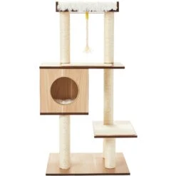 Frisco 47.5-in Modern Cat Tree & Condo -Frisco 177904 PT3. AC SS1800 V1584452582
