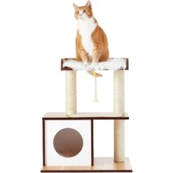 Frisco 28.5-in Modern Cat Tree & Condo -Frisco 177907 PT4. AC SS1800 V1584453118
