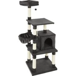 Frisco 59-in Faux Fur Cat Tree & Condo -Frisco 180387 PT7. AC SS1800 V1584453462