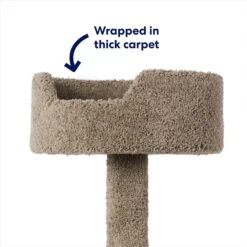 Frisco 65-in Real Carpet Wooden Cat Tree -Frisco 208934 PT2. AC SS1800 V1667229260