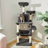 Frisco 64-in Cat Tree With Hammock, Condo, 2 Top Perches With Bed -Frisco 214387 MAIN. AC SS1800 V1606832386