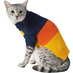 Frisco Colorblock Dog & Cat Turtleneck Sweater With Sleeves -Frisco 223819 PT2. AC SS1800 V1599481036