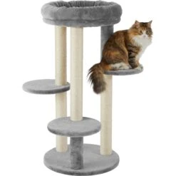 Frisco 41-in Faux Fur Cat Tree 10 Frisco 41-in Faux Fur Cat Tree -Frisco 236538 PT2. AC SS1800 V1615987393