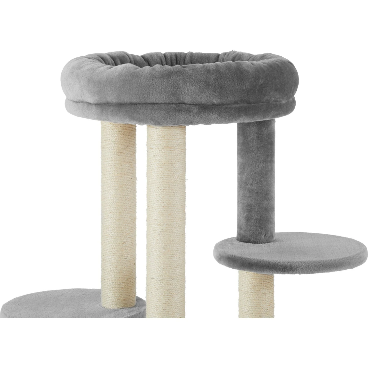 Frisco 41-in Faux Fur Cat Tree 6 Frisco 41-in Faux Fur Cat Tree - Image 4