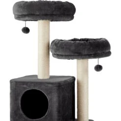 Frisco 55-in Faux Fur Cat Tree & Condo -Frisco 236542 PT3. AC SS1800 V1615987317