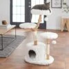 Frisco Natural Wood Modern Cat Tree With Toy, Ivory, Large -Frisco 236563 MAIN. AC SS1800 V1616522232