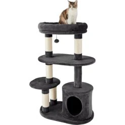 Frisco 48.25-in Heavy Duty Faux Fur Cat Tree & Condo -Frisco 238154 PT2. AC SS1800 V1616075075