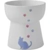 Frisco Cat Print Non-Skid Elevated Ceramic Cat Bowl, Tall -Frisco 256099 MAIN. AC SS1800 V1615299725
