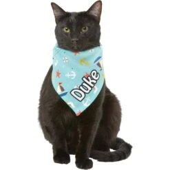 Frisco Nautical Personalized Dog & Cat Bandana -Frisco 258762 PT7. AC SS1800 V1619558224