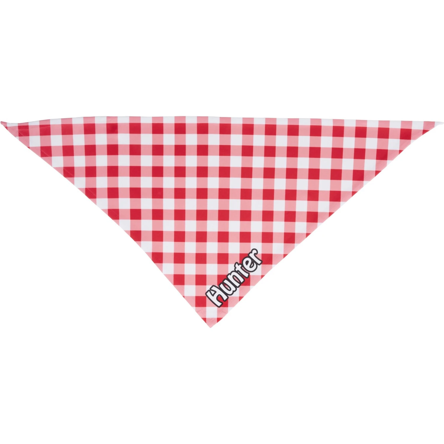Frisco Gingham Personalized Dog & Cat Bandana 6 Frisco Gingham Personalized Dog & Cat Bandana - Image 4