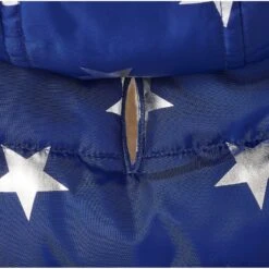 Frisco Mediumweight Metallic Star Print Insulated Dog & Cat Parka, Navy -Frisco 268413 PT6. AC SS1800 V1628791601