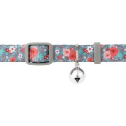 Frisco Rose Polyester Personalized Breakaway Cat Collar With Bell -Frisco 271600 PT2. AC SS1800 V1618937231