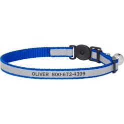 Frisco Polyester Personalized Reflective Cat Collar With Bell