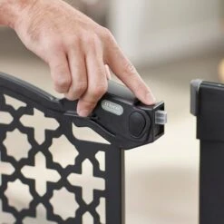 Frisco Metal Pattern Extra Wide Auto-close Dog Gate -Frisco 280285 PT4. AC SS1800 V1627400531