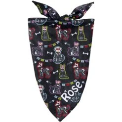 Frisco Dia De Los Muertos Personalized Dog & Cat Bandana