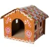 Frisco Holiday Gingerbread House Cardboard Cat House Cat Toy 1 Frisco Holiday Gingerbread House Cardboard Cat House Cat Toy -Frisco 287289 MAIN. AC SS1800 V1694812849