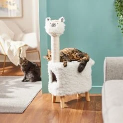 Frisco Animal Series Cat Condo, Llama