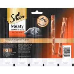 Sheba Meaty Tender Sticks Chicken Flavor Soft Adult Cat Treats & Frisco Moppy Ball Cat Toy With Catnip -Frisco 298506 PT2. AC SS1800 V1623204147