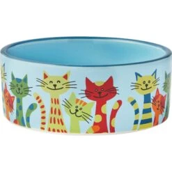 Frisco New York Non-skid Ceramic Cat Dish & Frisco New York Non-skid Ceramic Cat Bowl -Frisco 302488 PT5. AC SS1800 V1623082944