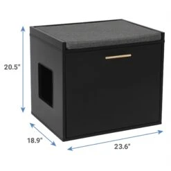 Frisco Drop Down Door Bench Cat Litter Box Cover -Frisco 322629 PT2. AC SS1800 V1653488860