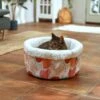 Frisco Sherpa High Walled Self-Warming Bolster Small Cat Bed, Calico Cat -Frisco 333864 MAIN. AC SS1800 V1658717999