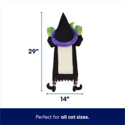Frisco Halloween Witch Doorknob Hanger Cat Toy With Catnip 8 Frisco Halloween Witch Doorknob Hanger Cat Toy With Catnip -Frisco 344092 PT1. AC SS1800 V1689876659