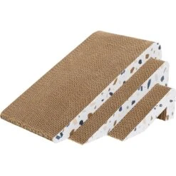 Frisco Nesting Cat Scratcher Toy With Catnip, Modern Terrazzo