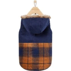 Frisco Mid-Heavyweight Plaid Fleece Lined Dog & Cat Coat -Frisco 353885 PT4. AC SS1800 V1659726714