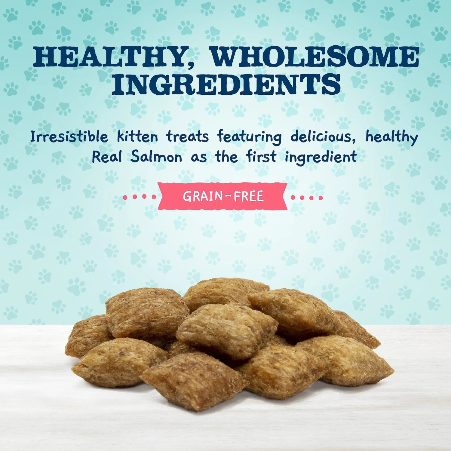 Blue Buffalo Baby Blue Savory Salmon Kitten Treats, 2-oz Bag & Frisco Bird With Feathers Teaser Wand Cat Toy With Catnip 6 Blue Buffalo Baby Blue Savory Salmon Kitten Treats, 2-oz Bag & Frisco Bird With Feathers Teaser Wand Cat Toy With Catnip - Image 4