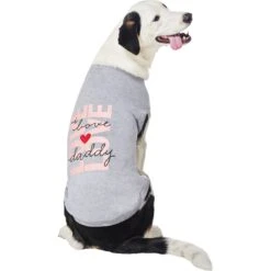 Frisco I Love Daddy Heart Dog & Cat T-Shirt -Frisco 608262 PT3. AC SS1800 V1676585958