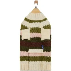 Frisco Bubble Knit Multi Striped Mock Neck Dog & Cat Sweater -Frisco 718854 PT4. AC SS1800 V1693234898