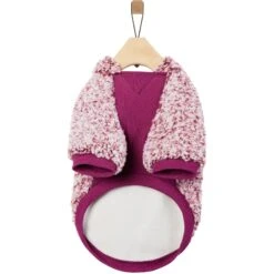 Frisco Textured Wubby 2-Tone Fleece Dog & Cat Hoodie -Frisco 742406 PT4. AC SS1800 V1693234032