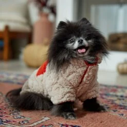 Frisco Medium Weight Quilted Sherpa Dog & Cat Zipper Coat -Frisco 744166 PT7. AC SS1800 V1692377763