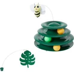 Frisco Butterfly Cat Tracks Cat Toy & Frisco Bee & Leaf Cat Tracks Cat Toy With Catnip -Frisco 971574 PT5. AC SS1800 V1696338738